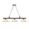 Z-Lite Cordon 3 Light Billiard, Bronze & Golden Mottle 2306-3BRZ-GM16 - alternate 3